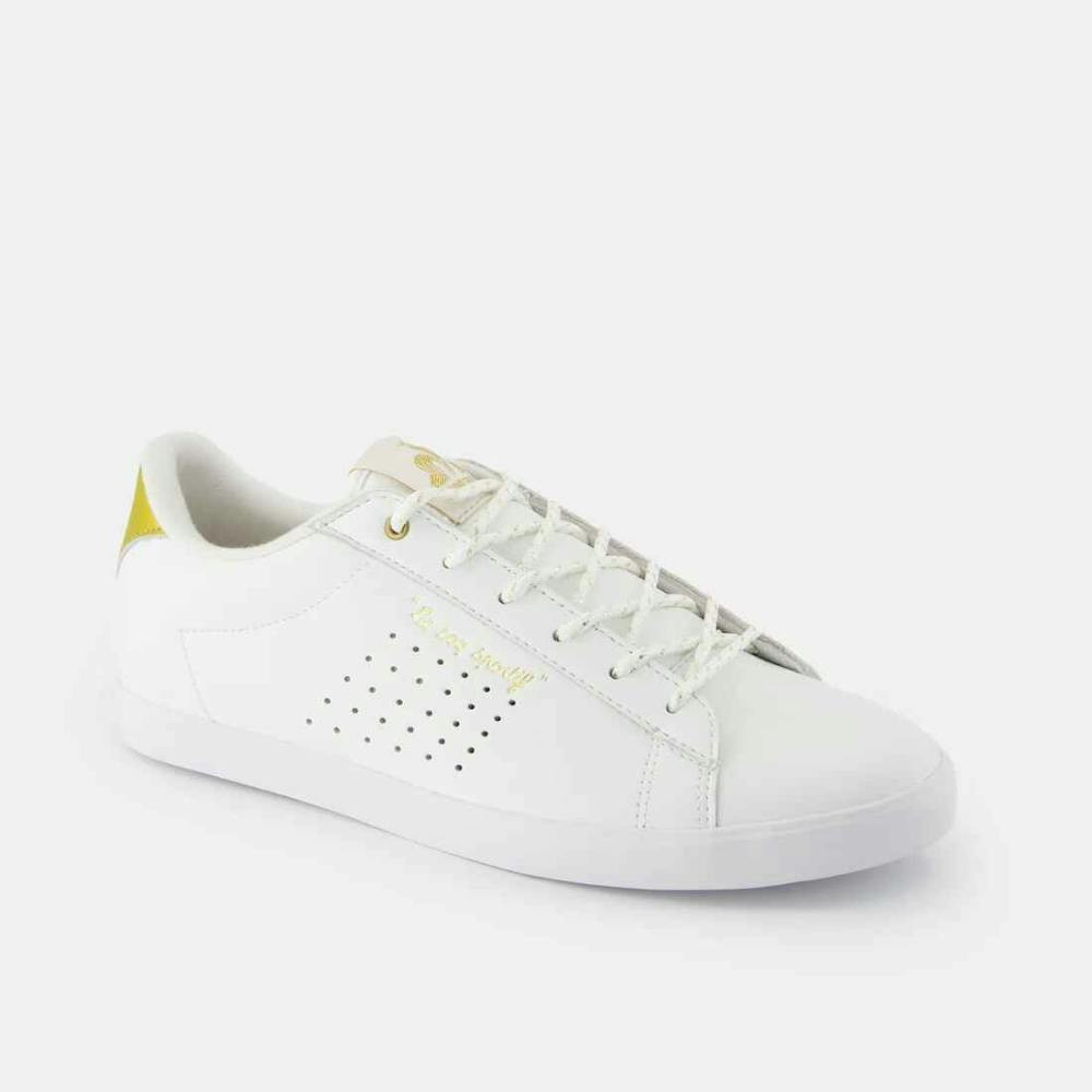 Zapatillas Lucie blanco dorado