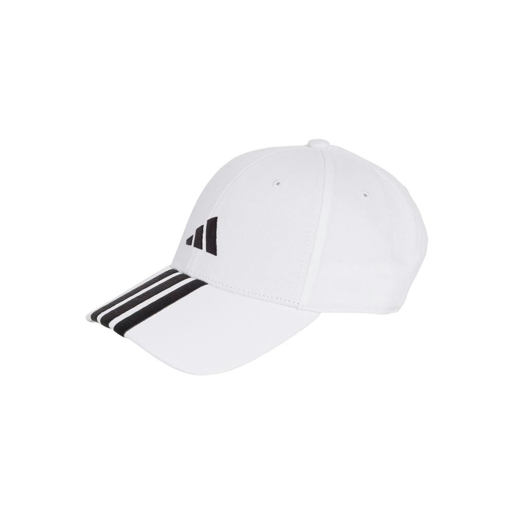 Gorra BBall 3S sarga de algodón blanco y negro