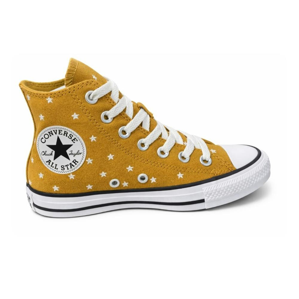Zapatillas altas Chuck Taylor de lona con estampado de estrellas