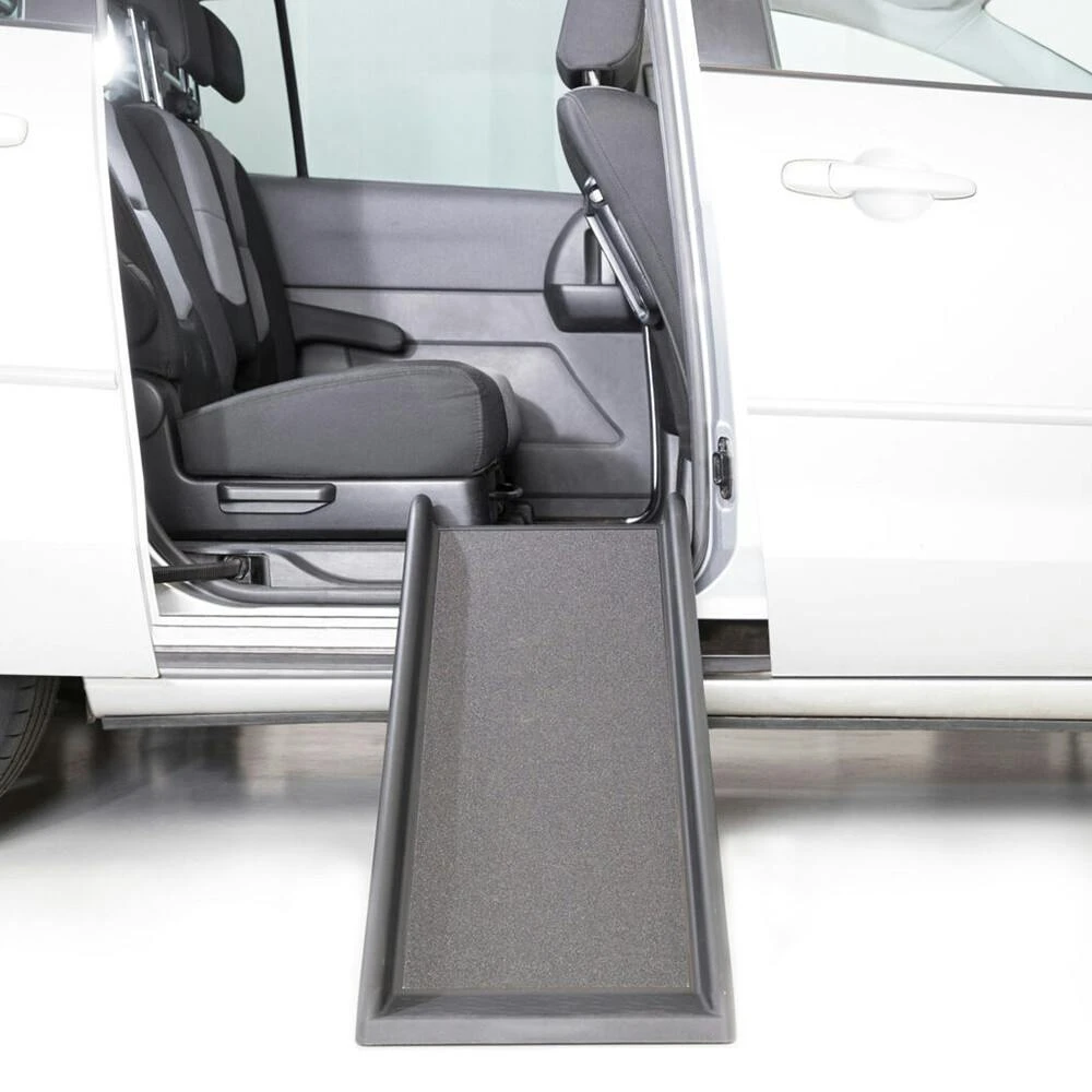 Rampa de plástico para acceso al coche para mascotas