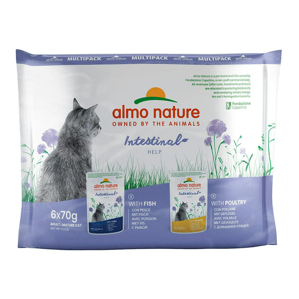 Almo Cat Funct.-Intestinal Help (6 Saquetas De 70G) - AL529495