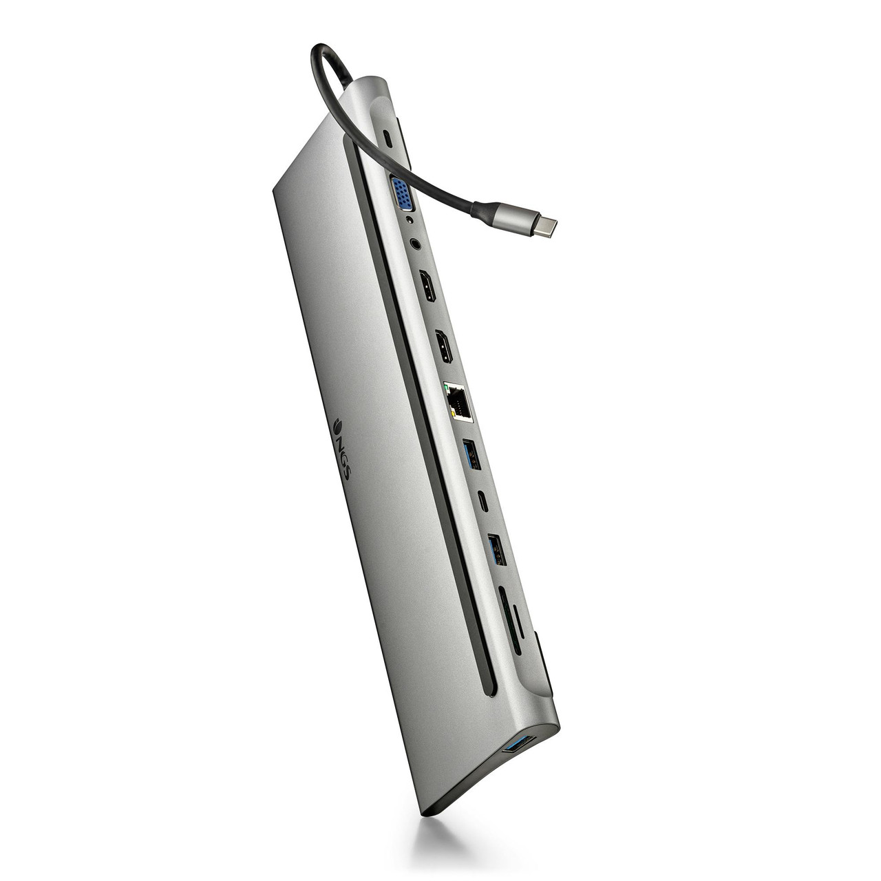 USB-C Wonder Dock 12-in-1 hub with 2x HDMI, VGA, Ethernet, USB-C, USB 3.0