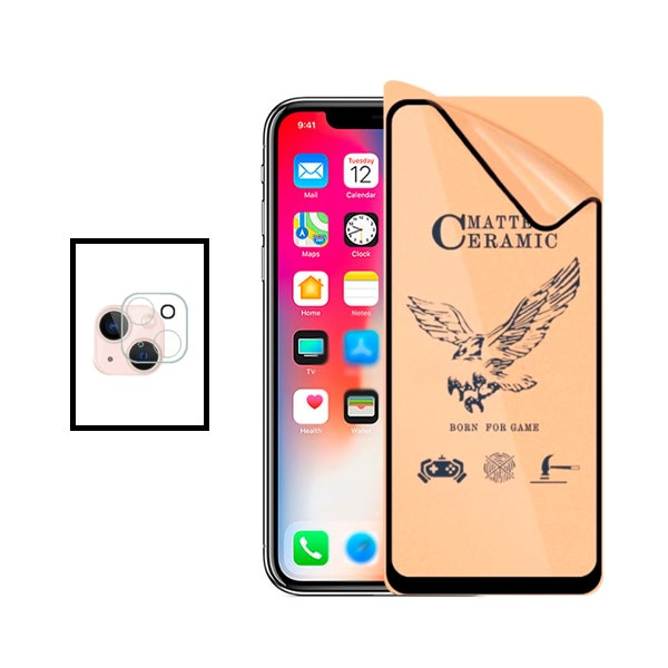 Película CeramicGlass para cámara iPhone 14