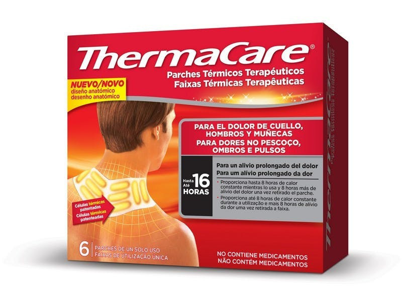 Emplastros Térmicos THERMACARE ThermaCare Cuello, Hombros y Muñecas 6 Unidades