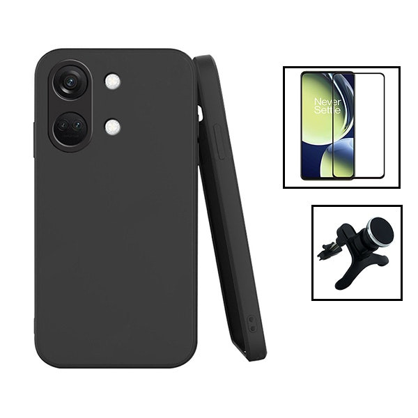 Kit Phonecare para OnePlus Nord 3: protector de vidrio, funda de silicona y soporte magnético
