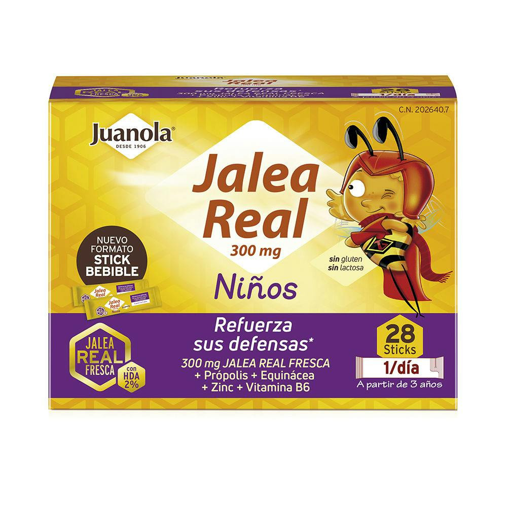 Geleia real en sticks para niños 28 uds