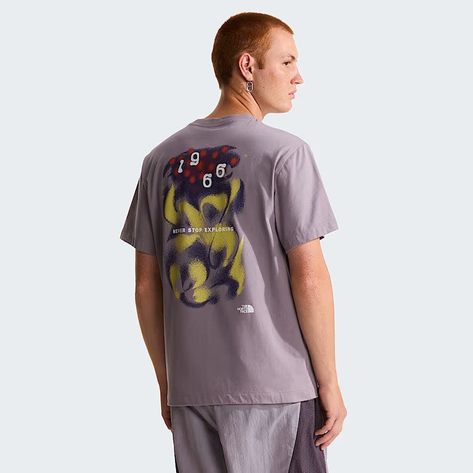 T-shirt with 1966 motion print in cotton