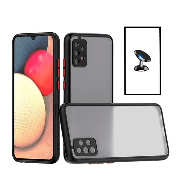 Funda translúcida antichoques y soporte magnético para Samsung Galaxy A23 5G