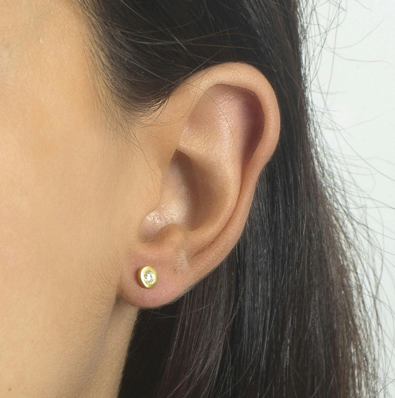 Pendientes Light Point en plata 925 con circonita cúbica