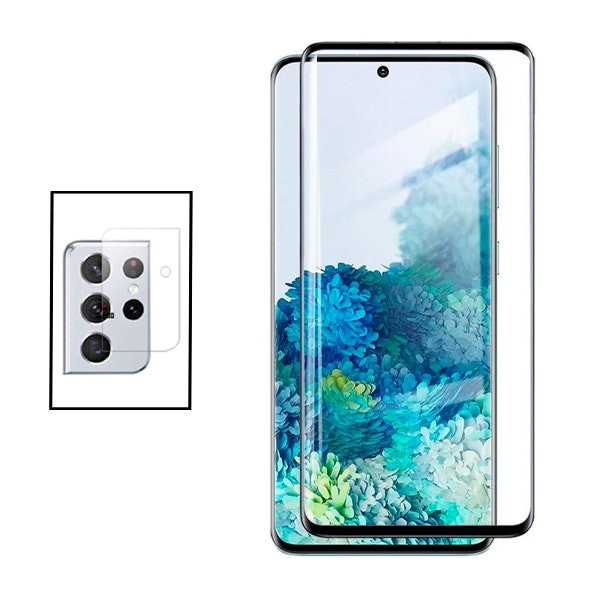 Vidrio curvo premium para cámara trasera Samsung Galaxy S21 Ultra 5G