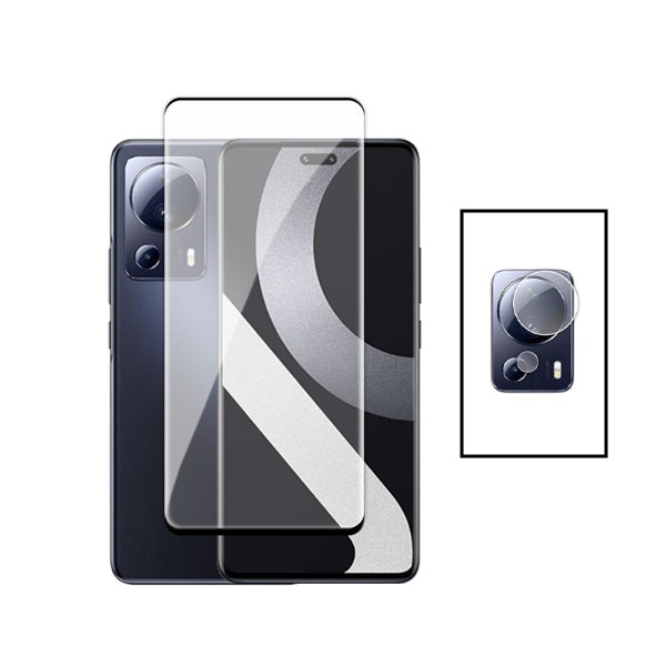 Rear camera film and full-cover curved tempered glass for Xiaomi 13 Lite