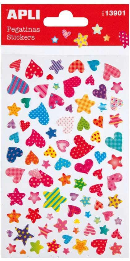 Pegatinas de Corazones y Estrellas