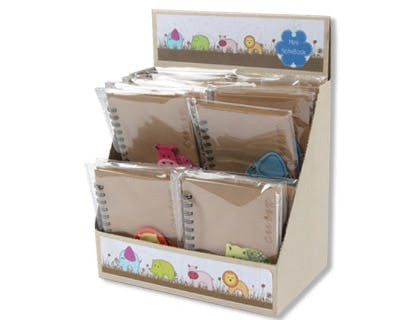 Mini spiral notepad animal design 70 g/m2