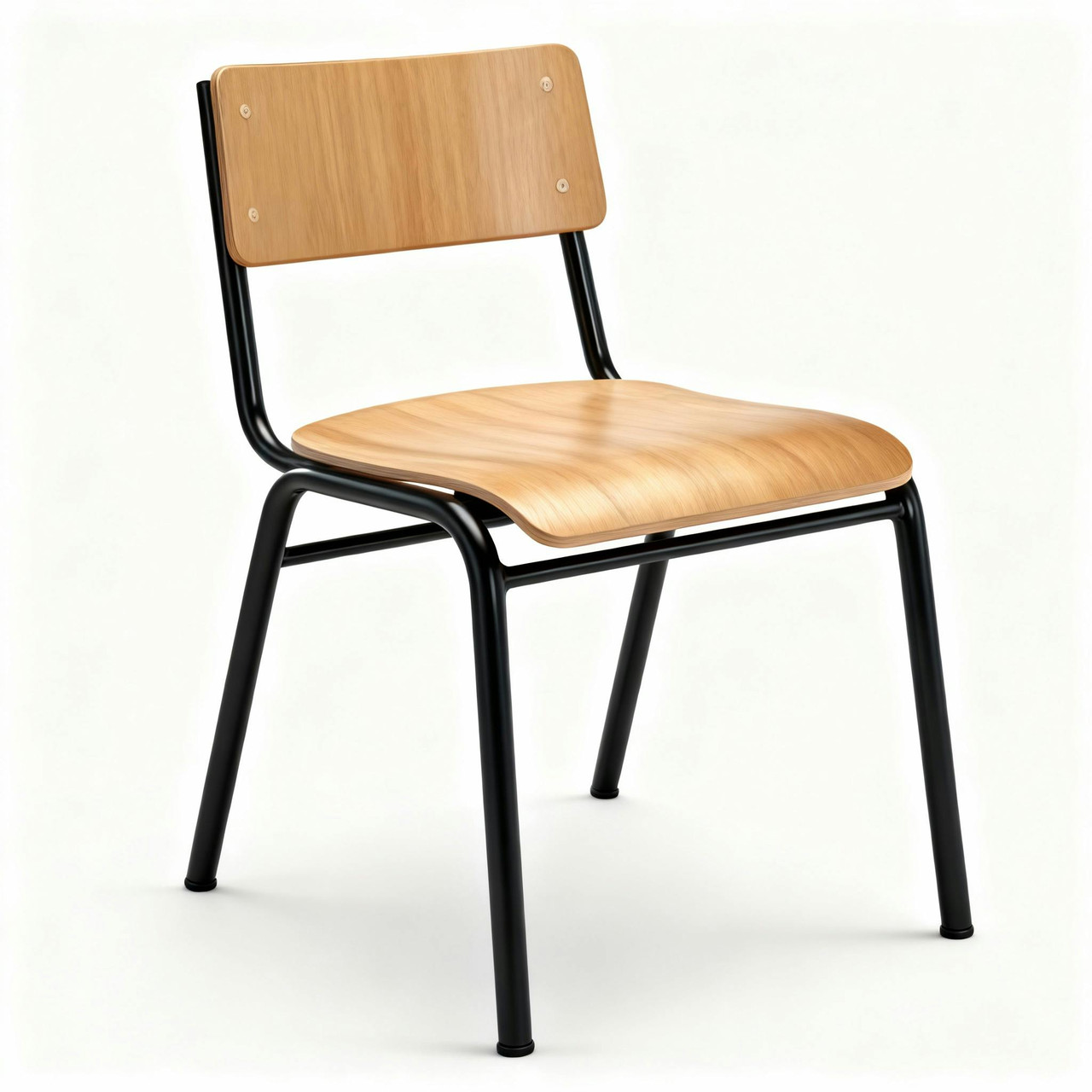 Stackable school chair model 702N with 450 mm seat