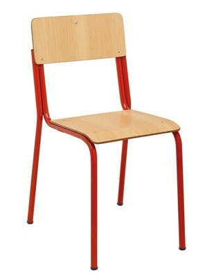 Silla escolar apilable para niño asiento 410 mm