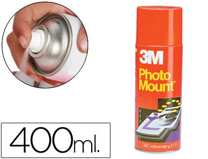 Adhesivo en spray Photo Mount permanente 3M 400 ml