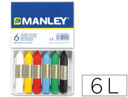 Lápices de Cera 6 Colores