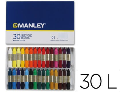 Lápices de Cera 30 Colores