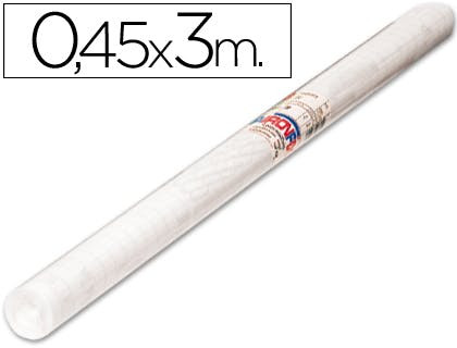 Rollo autoadhesivo transparente removible 3 x 0,45 m