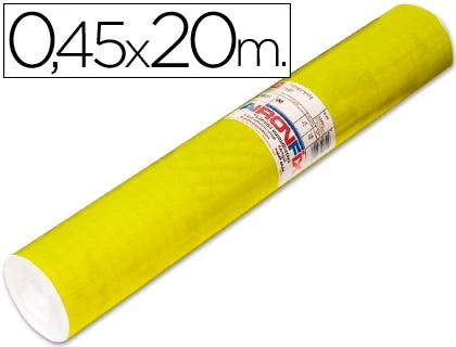 Adhesive roll yellow glossy