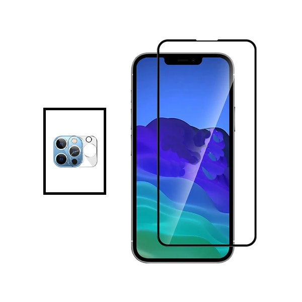 Película para Cámara y Cristal Templado Full Cover para iPhone 14 Plus