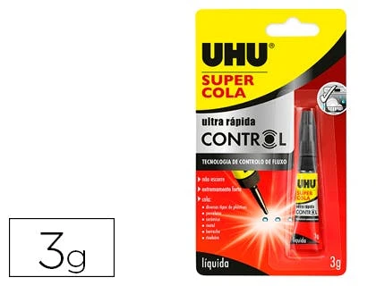 Pegamento líquido UHU Control 3 g
