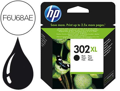 Tóner HP 302 XL Negro compatible con DeskJet, OfficeJet y Envy