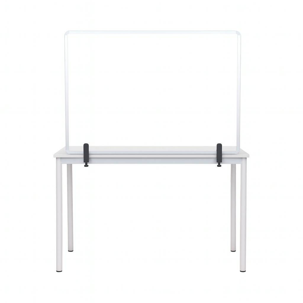 Protector de mostrador en aluminio con panel acrílico 900x600 mm 3 mm