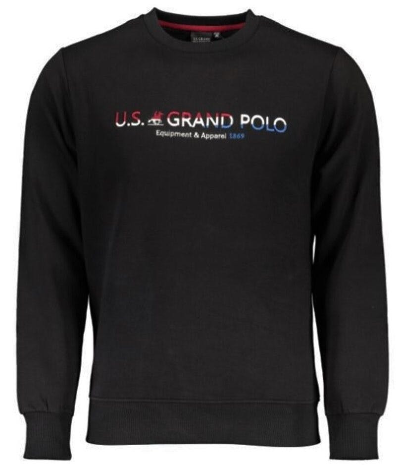 Jersey de punto 60% algodón 40% poliéster negro