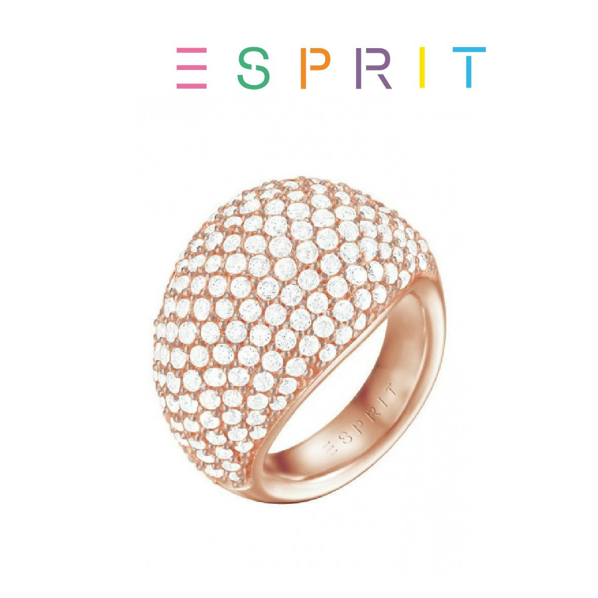 Anillo en acero inoxidable con baño oro rosa