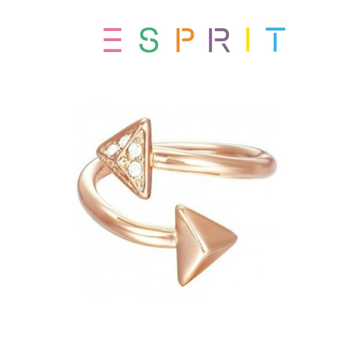 Stainless steel rose gold ring