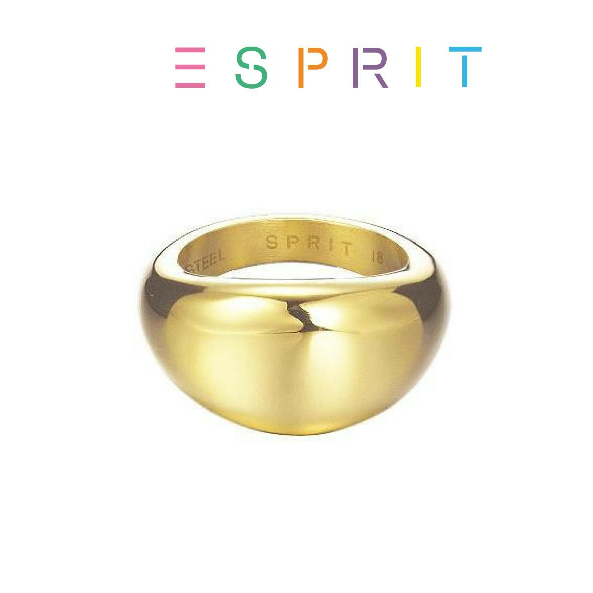 Anillo dorado con acabado pulido
