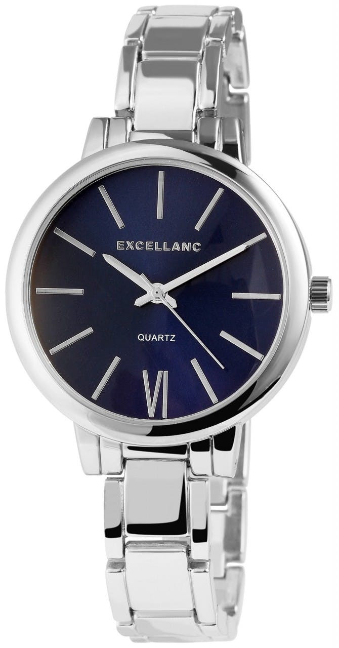 Reloj señora con brazalete de metal y vidrio mineral