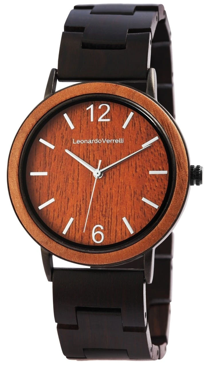 Reloj de mujer con pulsera de madera