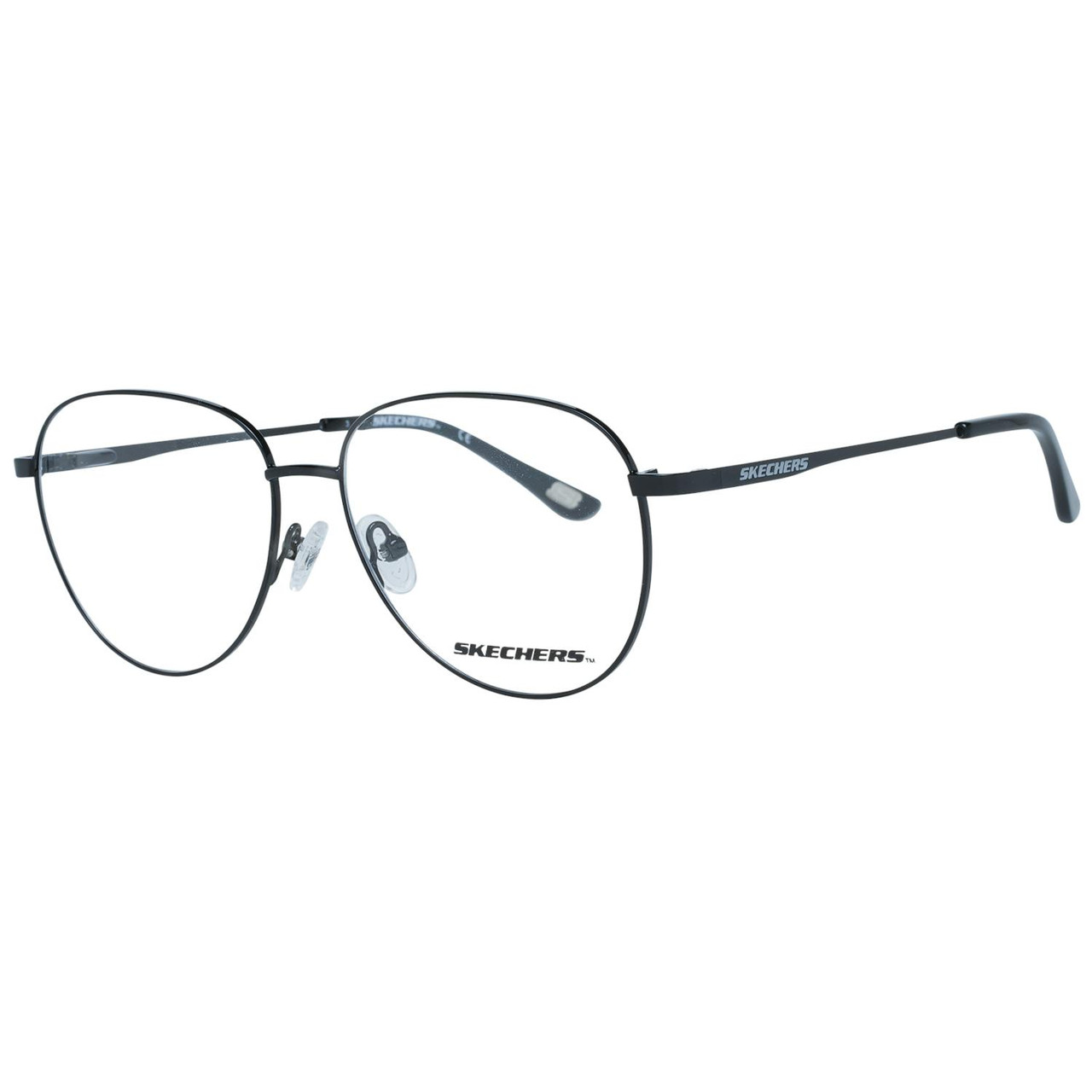 Skechers metal aviator optical frame black 52