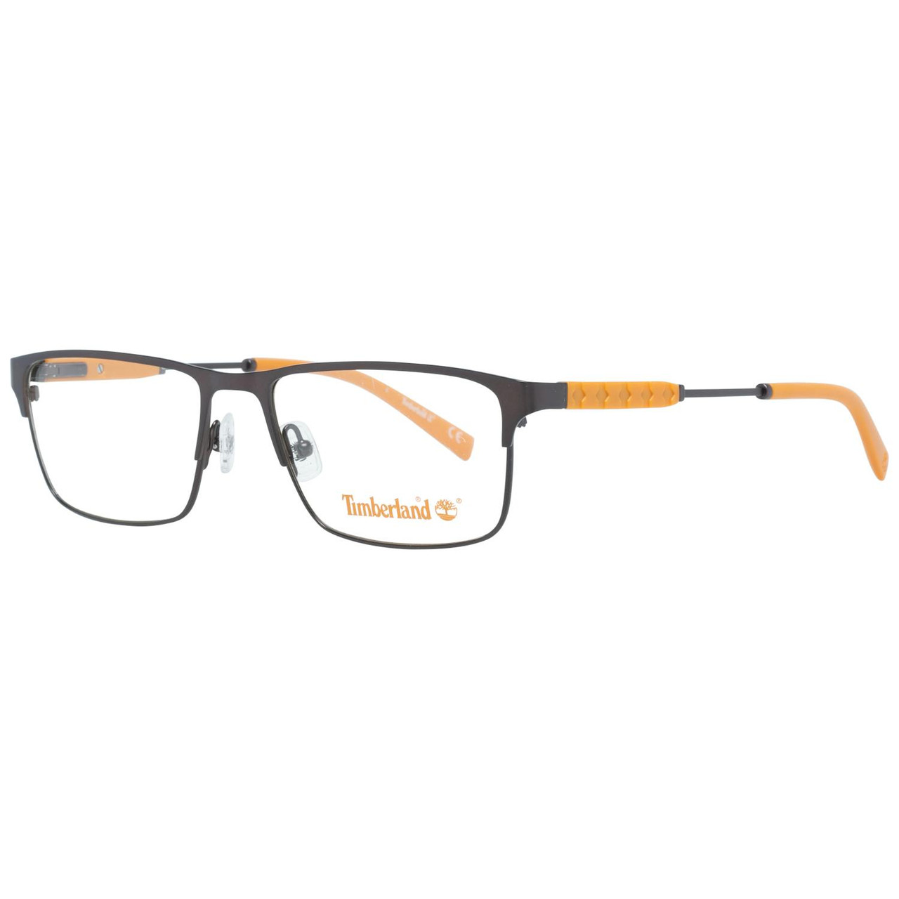 Montura óptica rectangular metal marrón TIMBERLAND TB1770