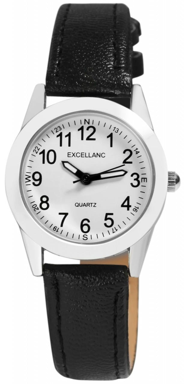 Reloj analógico para mujer con correa de cuero sintético
