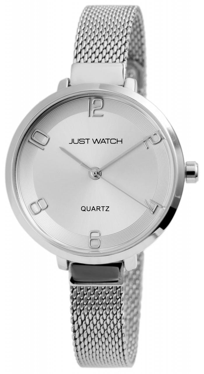 Reloj de pulsera femenino de malla en acero inoxidable