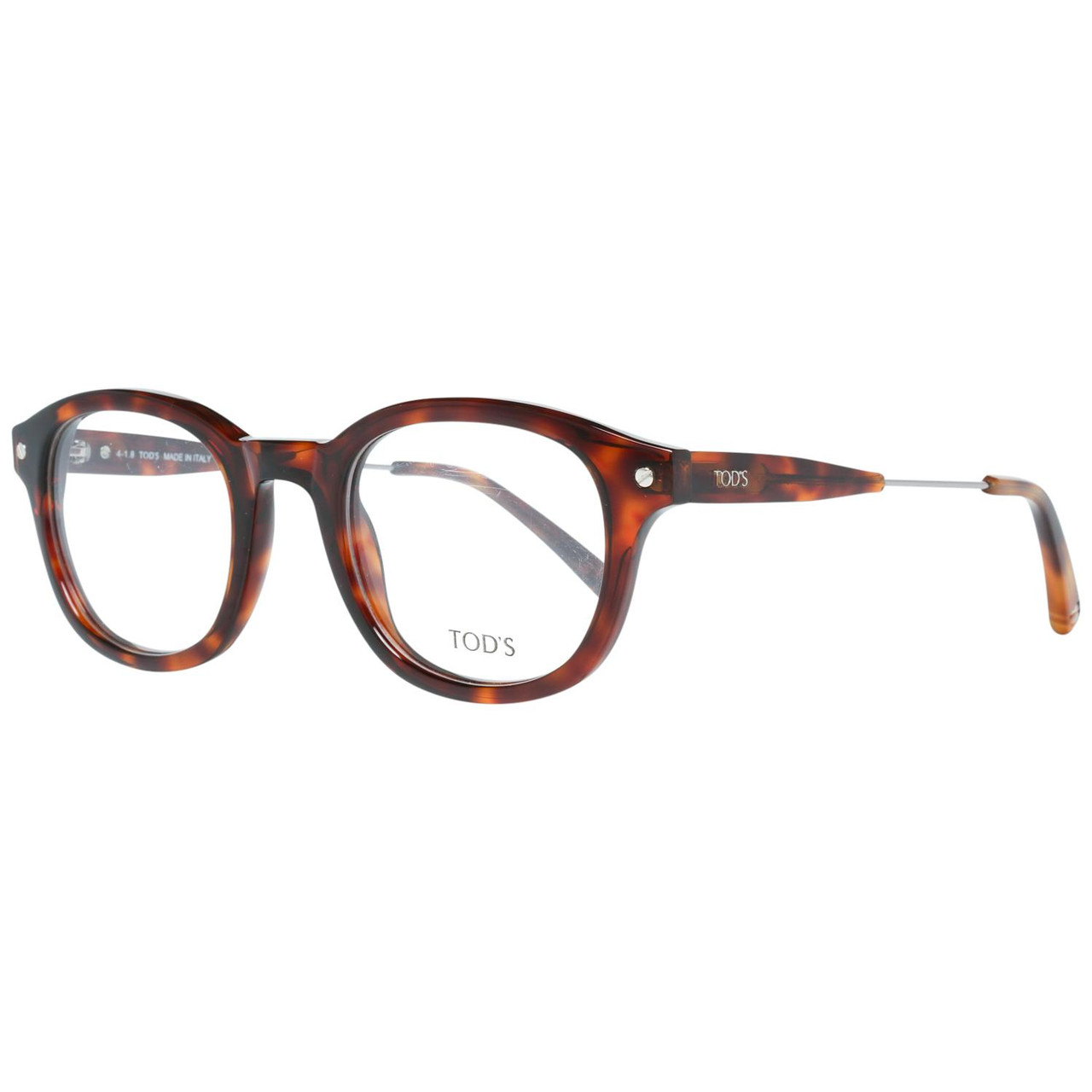 Tods brown plastic full-rim optical frame
