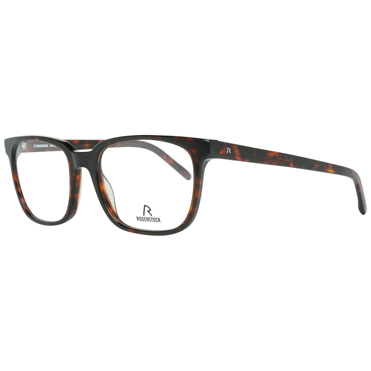 Montura óptica marrón de plástico aro completo para hombre