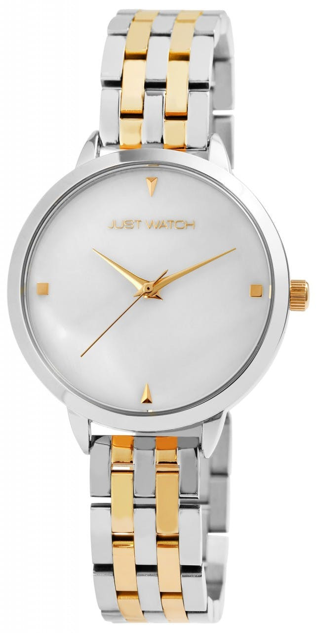 Reloj de mujer en acero inoxidable con esfera de nácar