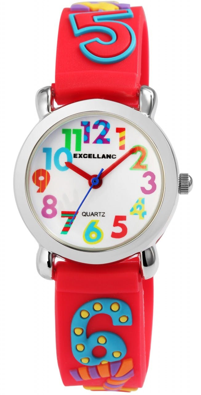 Reloj infantil analógico con correa de silicona