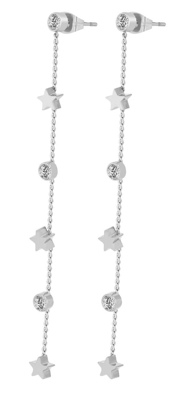 Pendientes de acero inoxidable con colgante