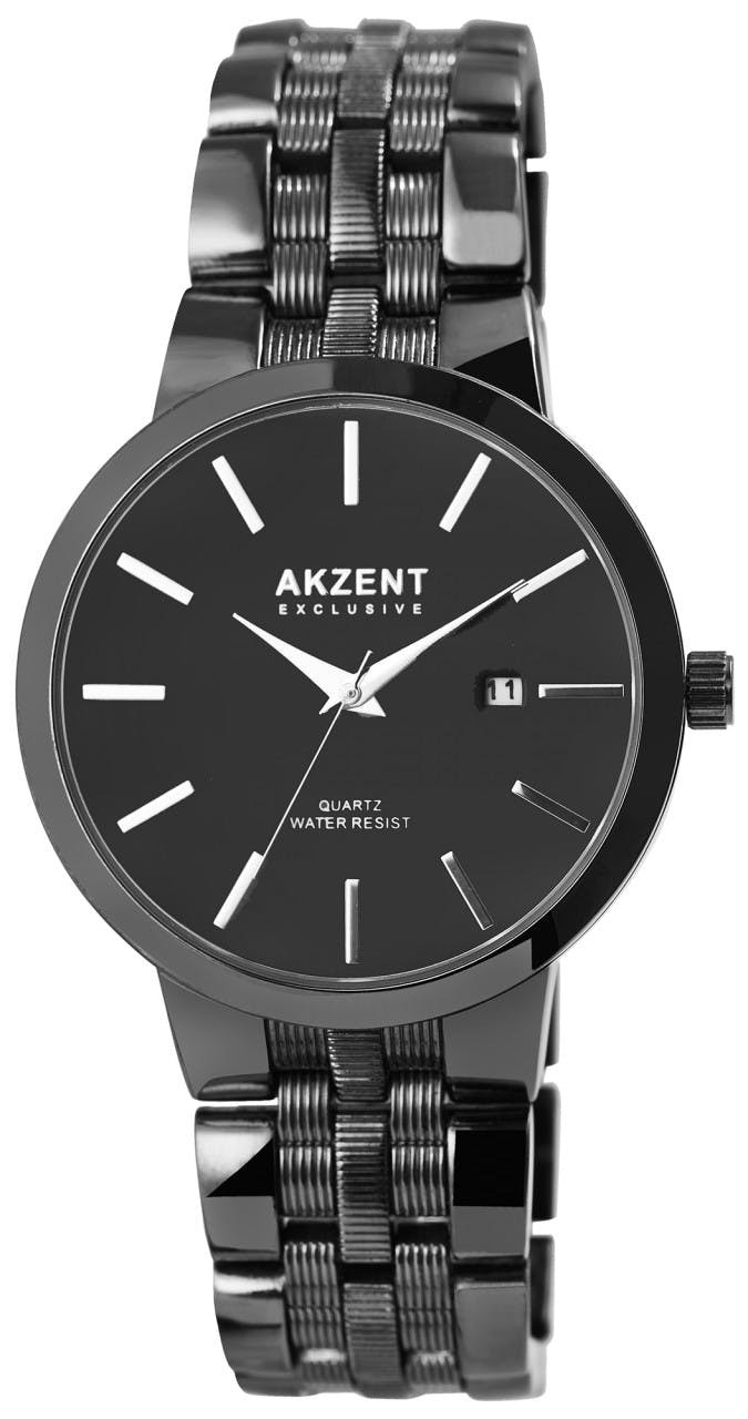 Reloj de hombre con pulsera de acero inoxidable y esfera simple