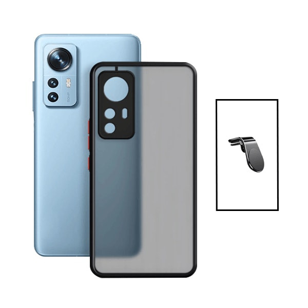Funda translúcida antichoques para Xiaomi 12T Pro con soporte magnético