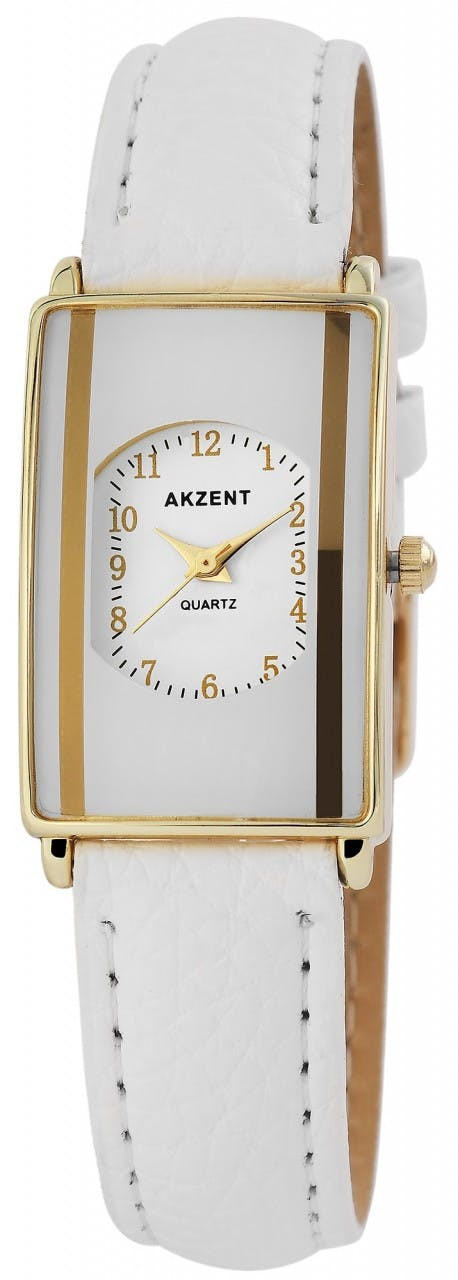 Reloj analógico para mujer con correa de piel sintética