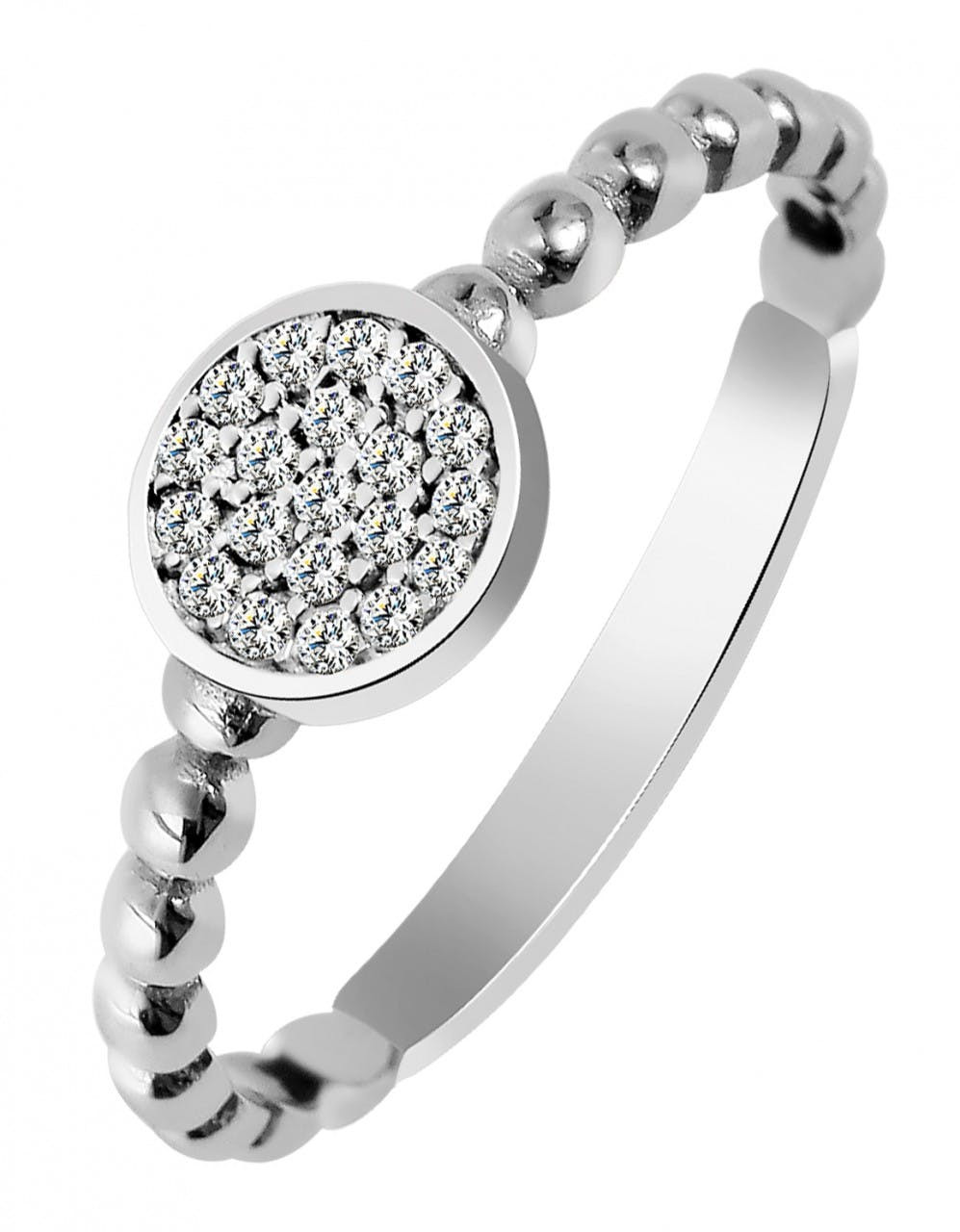 Anillo Eivor Plata 925 con Circonitas y Baño de Rodio