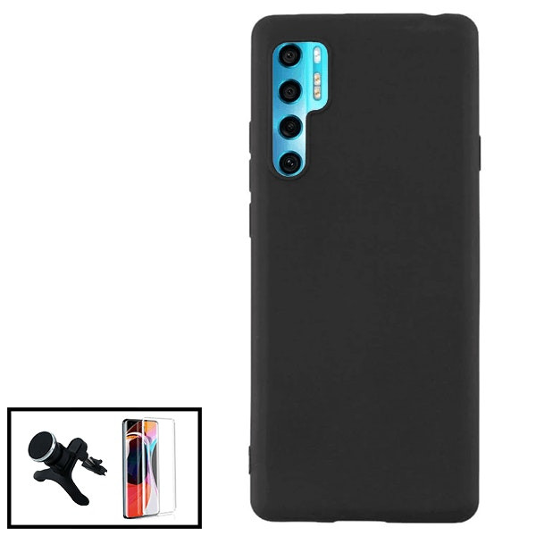 Phonecare kit for TCL 20 Pro 5G: tempered glass protector, silicone case and magnetic car mount