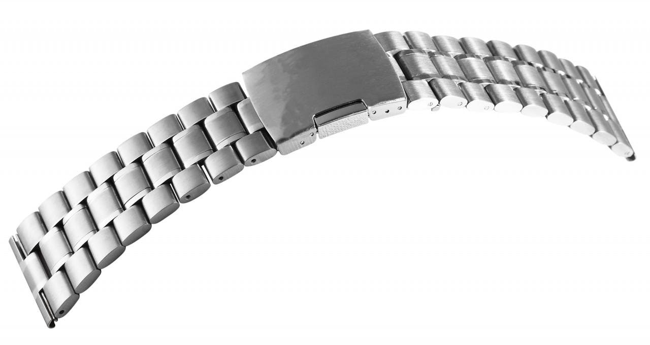 Stainless steel silver link watch bracelet 26 mm
