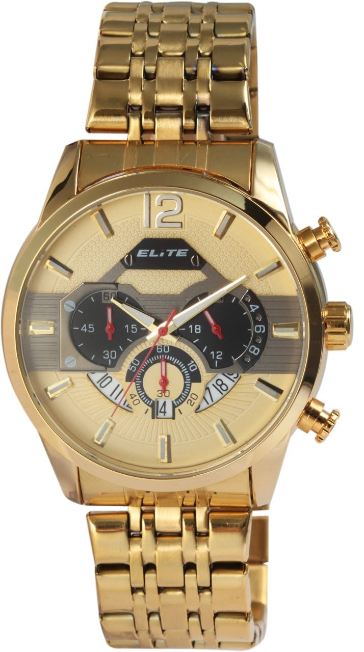 Reloj cronógrafo masculino en acero inoxidable